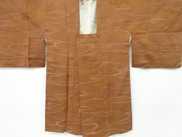 JAPANESE KIMONO / VINTAGE MICHIYUKI COAT / SILK / STREAM